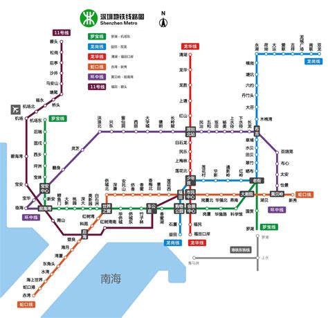 深圳蓮塘地鐵線|深圳地铁地图